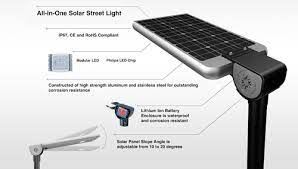 BTREE LED Solar Street Light -12 W dengan bateri li-ion dan 20W Solar Panel- 广州纵横-第 2 组-杨惠萍